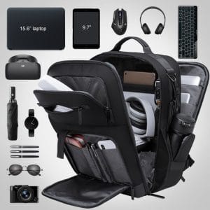 Balo Đa Năng Bange Premium – Siêu Sức Chứa, Chống Nước, Tích Hợp Ngăn Laptop 15.6 Inch & Máy Ảnh Professional