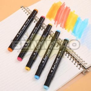 Bộ Bút Marker Touch Mark 2 Đầu Cao Cấp – Bút Viết Vẽ Sáng Tạo Đa Năng Thay Thế Bút Bi & Bút Chì Màu