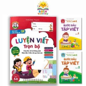 Tập Vở Ghi Chú Luyện Viết Trọn Bộ 5.0 – Sổ Tay Luyện Chữ & Toán Cho Bé Vào Lớp 1